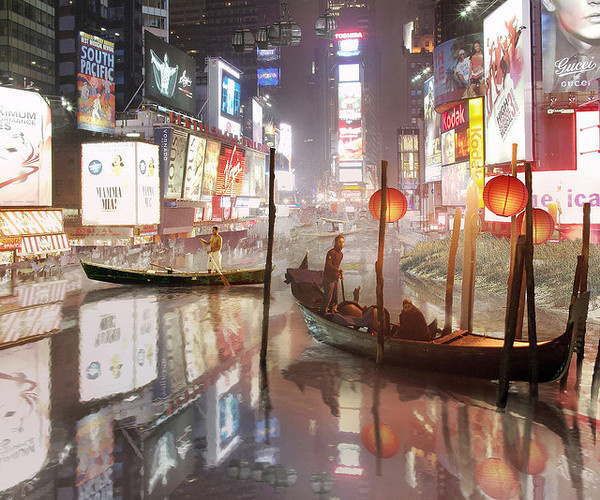 Aqualta: Times Square at Night, NYC #composite #nyc #bladerunner