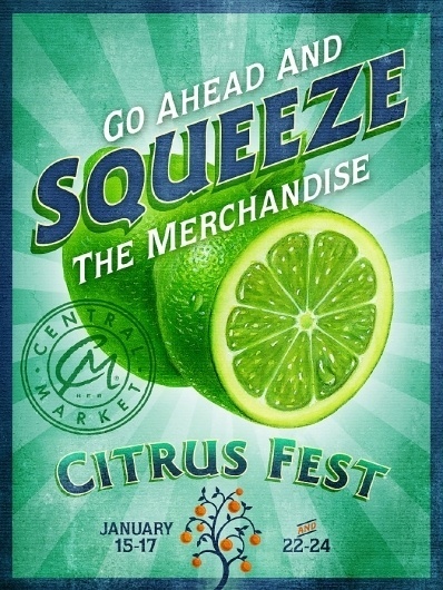 Kevin Reid #market #reid #retro #citrus #kevin #fest #vintage #poster #central