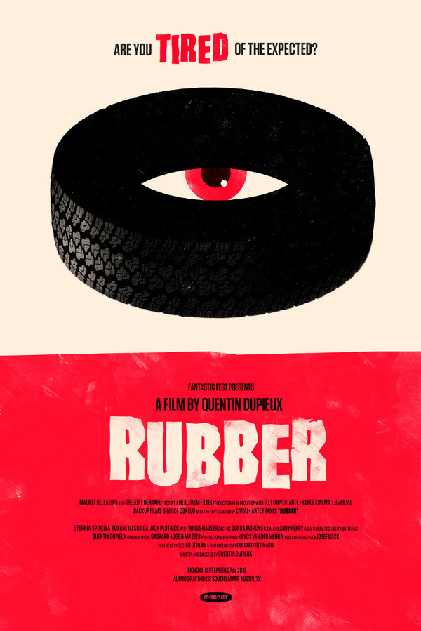Rubber OLLY MOSS DOT COM #movie #retro #poster
