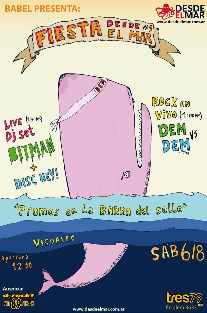 Poster By Desde el Mar Party #1