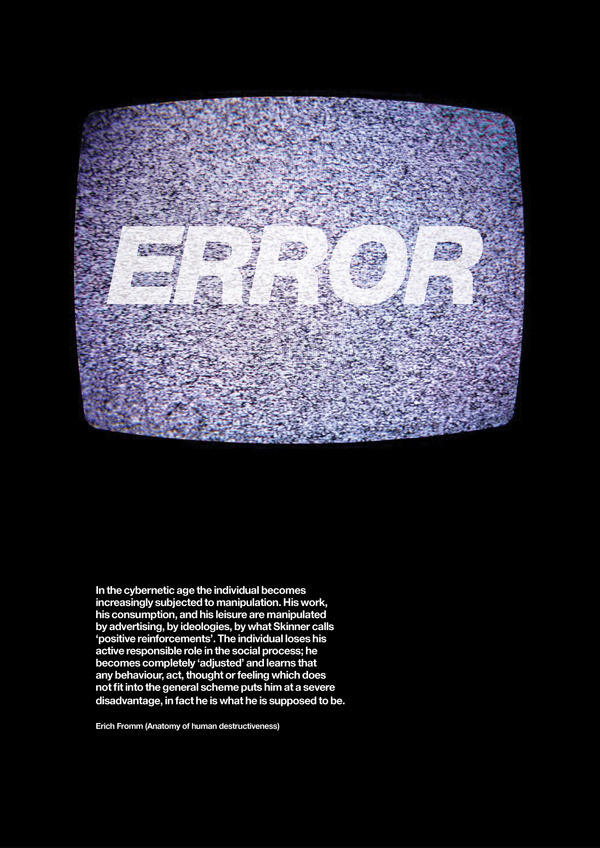 errorerrorerrorerrorerror #error #static #tv #poster