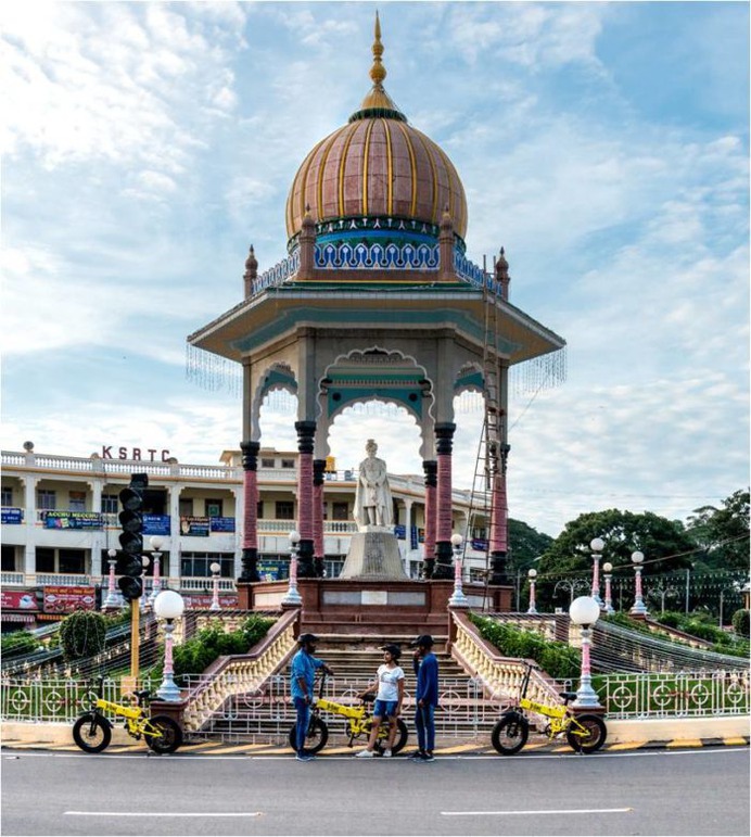 Enjoy fresh air, ride an e-bike and witness a side of Mysore that most tourists don't get to see. . . . B:live, India's first e-bike tour, now riding in Mysore. Call or WhatsApp at 📞+91 86696 00373 or visit us at blive.co.in to book a tour with us. #letsblive #eco #tours #ebikes #discovery #travel #instatravel #wanderlust #swadesdarshan #funoverfuel #goO2noCO2 #moresmileslesssweat #fun #ev #sustainabletourism #ecotourism #mysore #mysorediaries #mysorestyle #mysoretourism #karnataka #wednesdayvibes