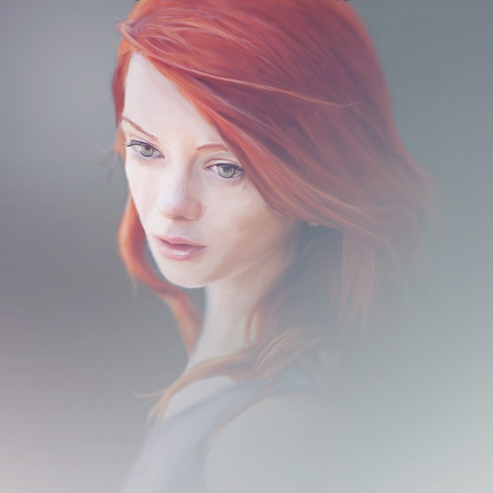 Richard Murray — Digital Designer #girl #digital #illustration #painting #drawing #sketch
