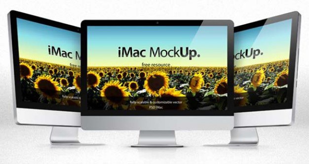 Layered imac mockup Free Psd. See more inspiration related to Mockup, Template, Mock up, Psd, Screen, Imac, Mockups, Horizontal and Layered on Freepik.