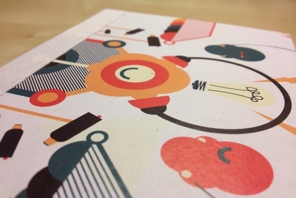 Book Cover & Binding #binding #design #graphic #book #illustration #stitch #experiment #saddle