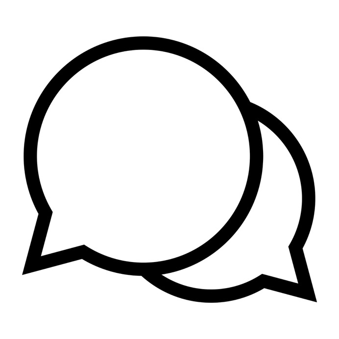 See more icon inspiration related to chat, conversation, message, speech bubble, speech balloon, chatting and interface on Flaticon.