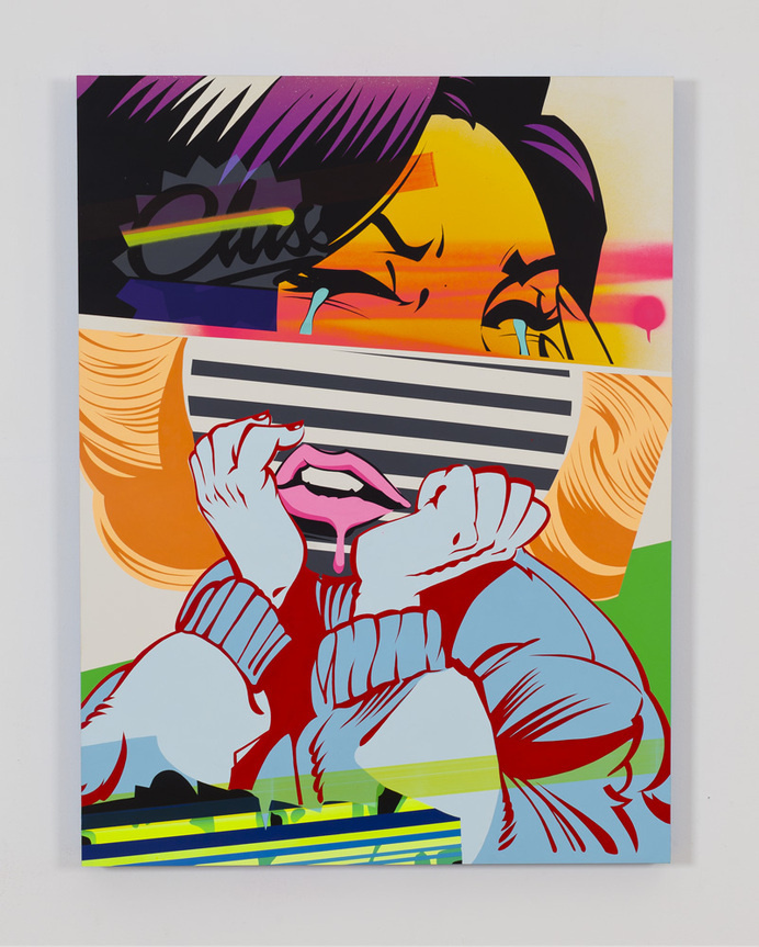 BLOT - POSE MSK #popart #canvas #graffiti