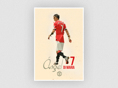For an Ángel... #abstract #red #print #manchester #player #texture #united #poster #art #type #football