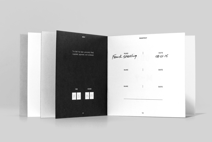 Upton Belts by Wedge and lever. #Packaging