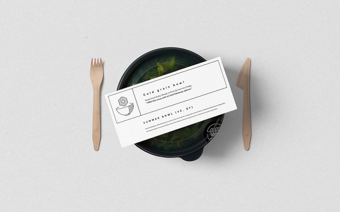 Grain Kitchen - Mindsparkle Mag Filip Pomykalo designed the Brand identity for Grain Kitchen, a small, independently-run casual restaurant in London with a focus on whole grains; their global-inspired menu comprises vibrant and healthful offerings, presented in the form of 'grain bowls'. #logo #packaging #identity #branding #design #color #photography #graphic #design #gallery #blog #project #mindsparkle #mag #beautiful #portfolio #designer