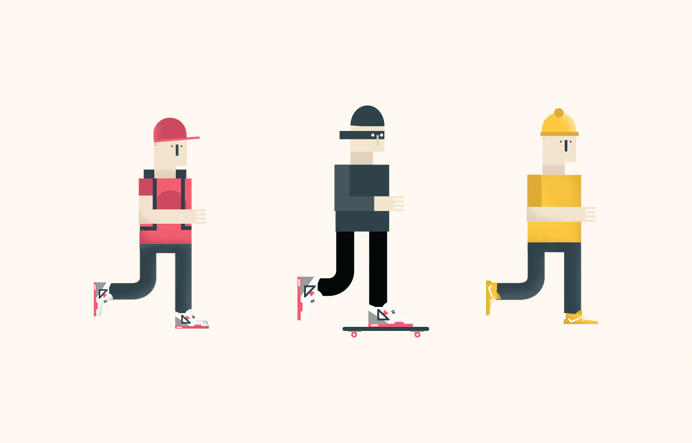 hipster editorial illustration - www.lucasjubb.co.uk
