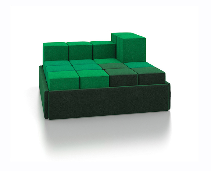 With Le Cube you can play around and re-design your cheerful sofa any time you want. #design #product #modern #furniture