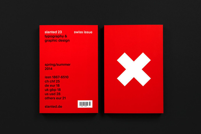 Slanted swiss issue #cover #swiss #editorial #typography