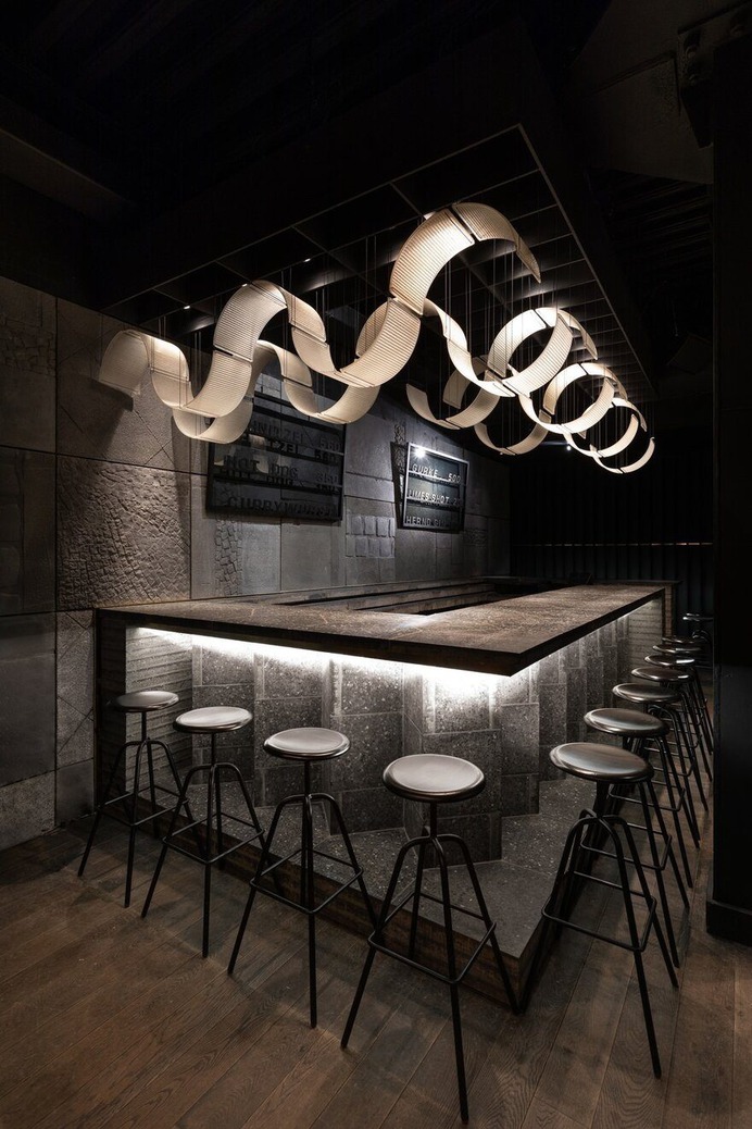 Transforming Berlin's historic public space into an interior Russia nightlife environment
