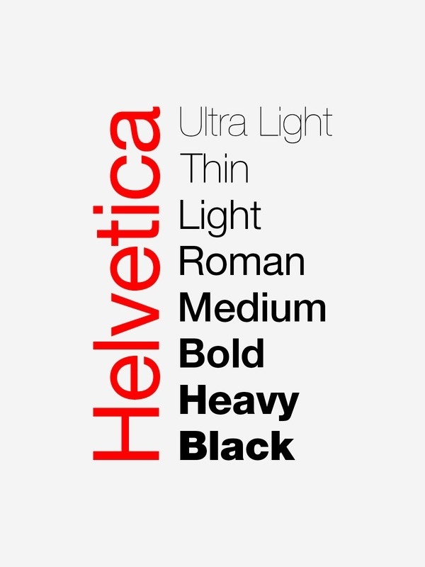 Helvetica Family #typo #poster