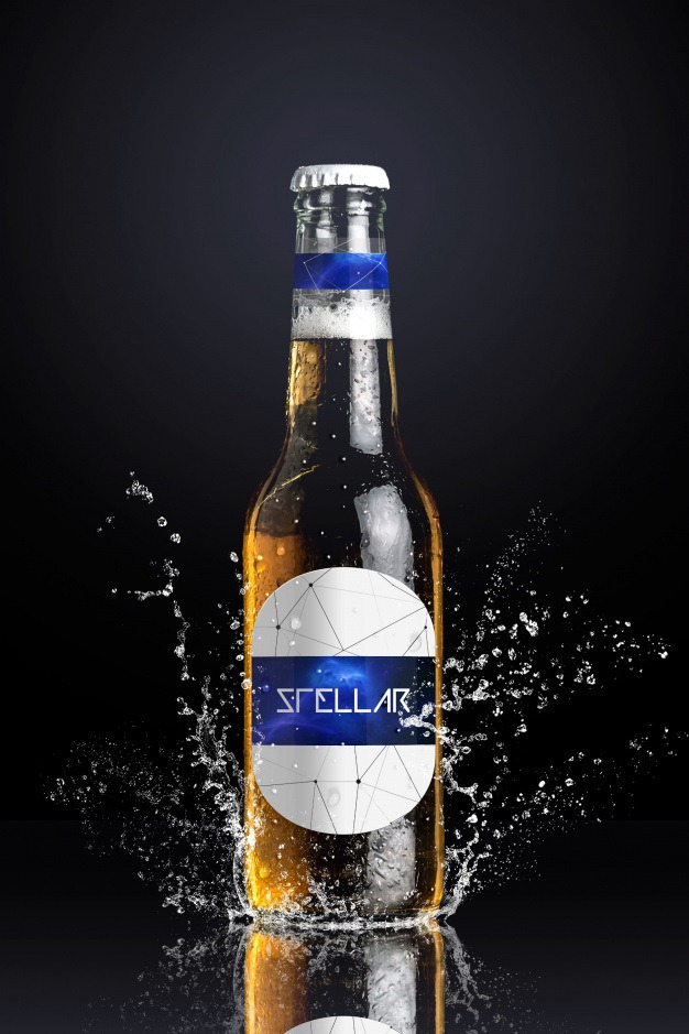Beer bottle mock up design Premium Psd. See more inspiration related to Mockup, Design, Template, Beer, Web, Website, Bottle, Mock up, Templates, Website template, Mockups, Up, Web template, Realistic, Real, Web templates, Mock ups, Mock and Ups on Freepik.