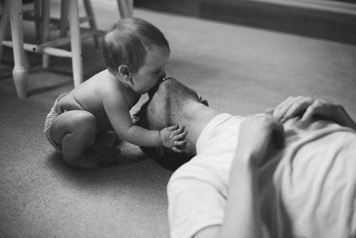 in my veins #photo #father #dad #love #baby #kiss