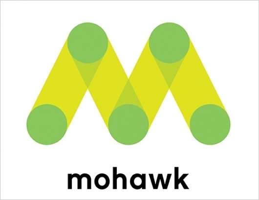 Mohawk Logo #branding #monogram #logo #pentagram #mohawk