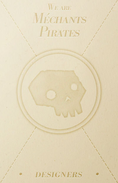 We are Méchants Pirates #logotype #design #graphic #logo #pirates