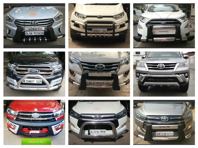 Toyota Fortuner Front Car Crash Guards Naraina New Delhi, Fortuner Front Guards