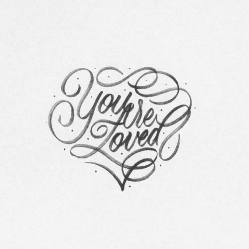 ❤️ In case you forget 😊 - #lettering #handlettering #goodtype #type #artoftype #typematters #thedailytype #typegang #loved #youarelov