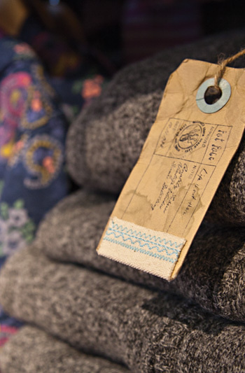 Fat Face boys swing ticket sewn distressed #packaging #print #vintage #fashion #typography