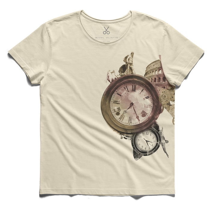 #zamanya roma #beige #tee #tshirt #rome #statue #clock #hippodrome #italy #time #ethemonur