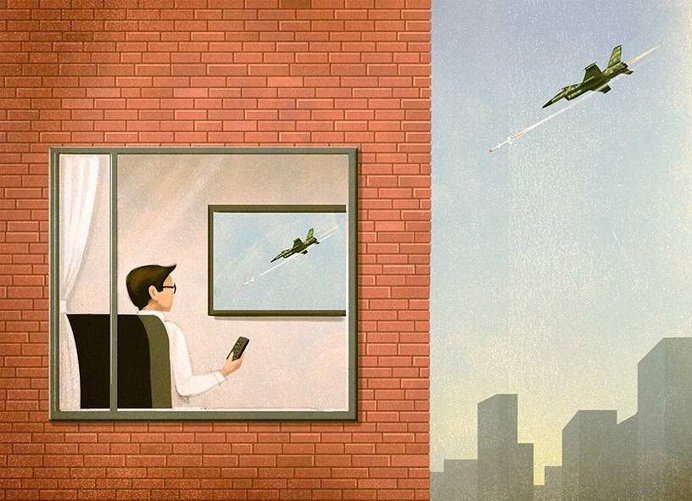 The Sad Face of Society in Marco Melgrati's Illustrations