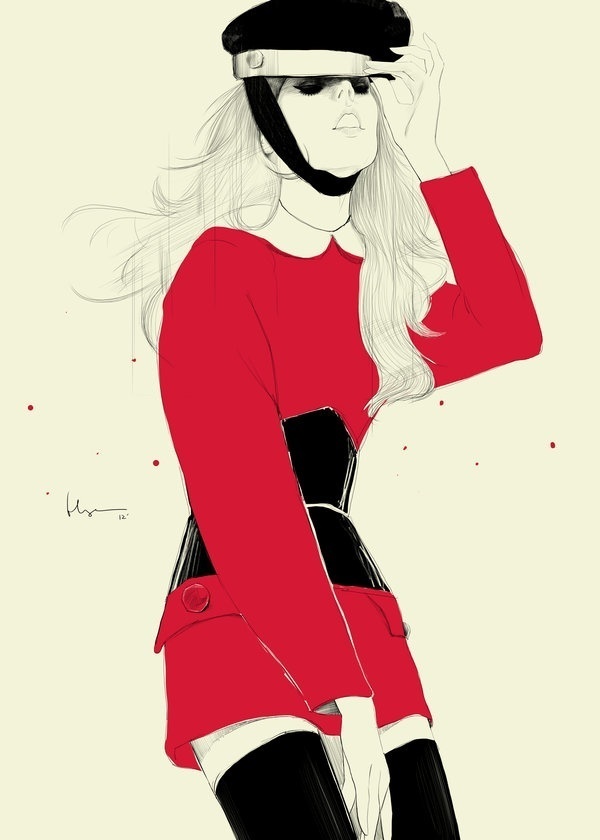 Floyd Grey #illustration #red