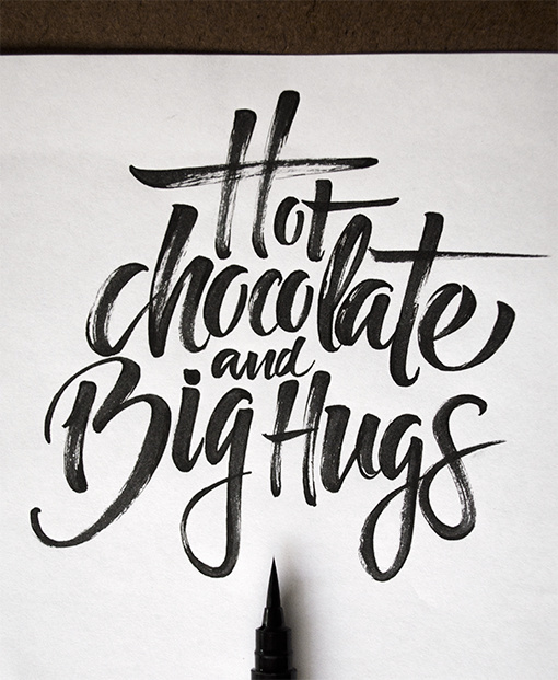 Brush Pen Doodles by Carolina Ledezma