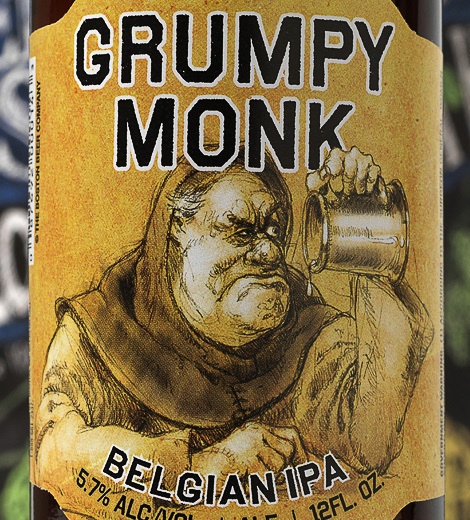 Sam Adams Grumpy Monk #packaging #beer #label #bottle
