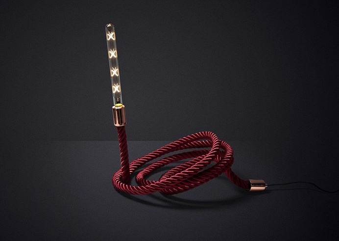 Fauna Lamp by MID / Adaptable Lamp is Moulded to Fit Various Settings