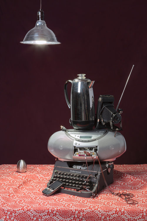 Tech Vanitas: Gray Typewriter - Jeanette May