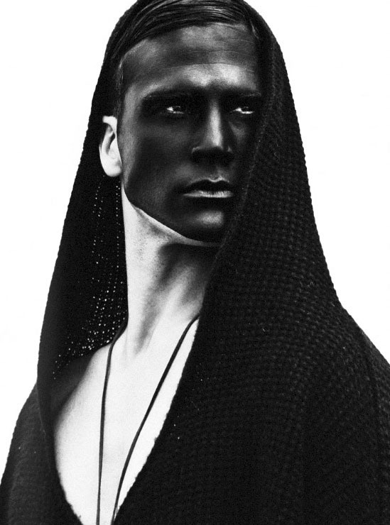 Saville Dorfman by Leonardo Corredor #man #paint #face #black
