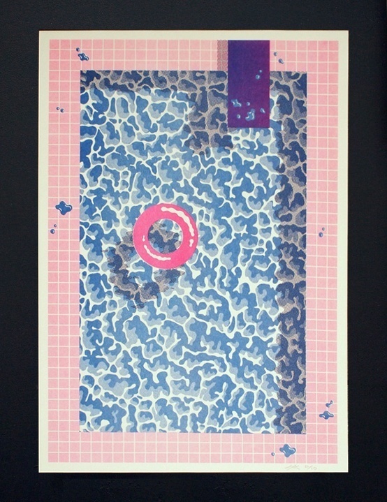 Pool #pattern #retro #80s