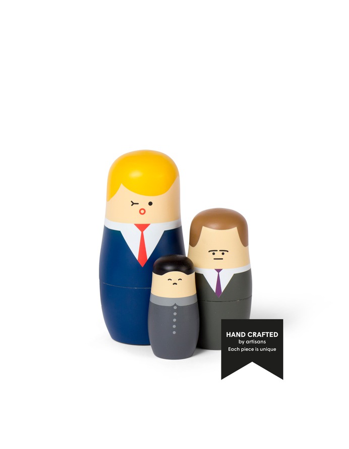 EXPRESSIONS - Big Bosses edition - Nesting dolls designed by Benjamin Hansen