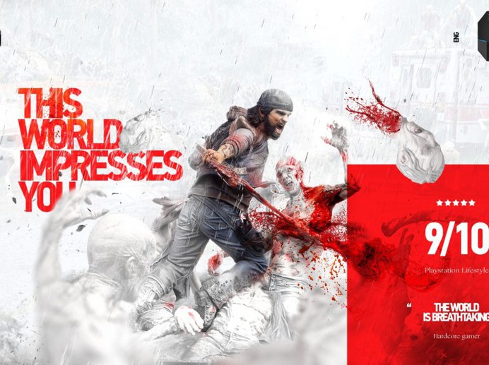 Days gone – first screen concept