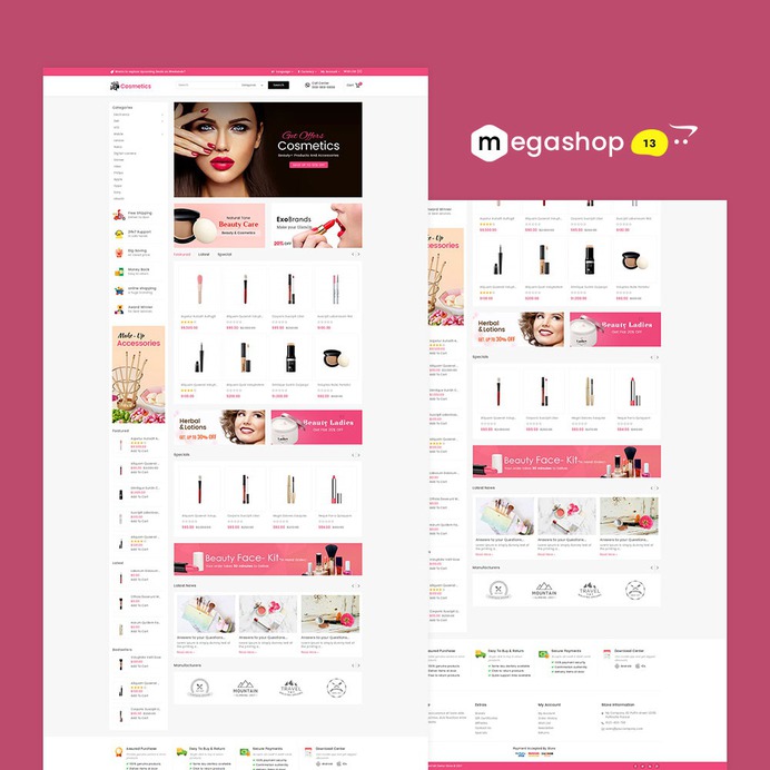 #MegaShop - #Opencart Multi-Purpose Responsive #Theme | #TemplateTrip #eCommerce #Website #Template