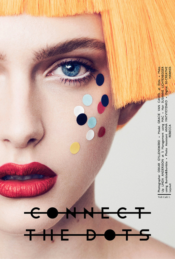 Connect the Dots Layout #volt #photography #fashion #voltcafe #magazine #beauty
