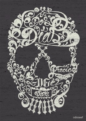 ODISSEEF: Calavieri #creative #illustration #skull