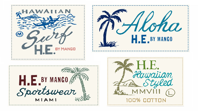 Mango labels by Glenn Wolk
