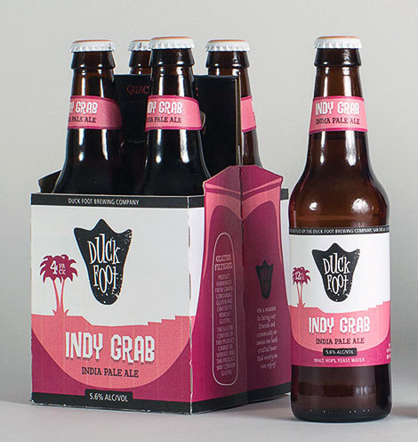 Duck Foot Bottles #packaging #beer #label #bottle