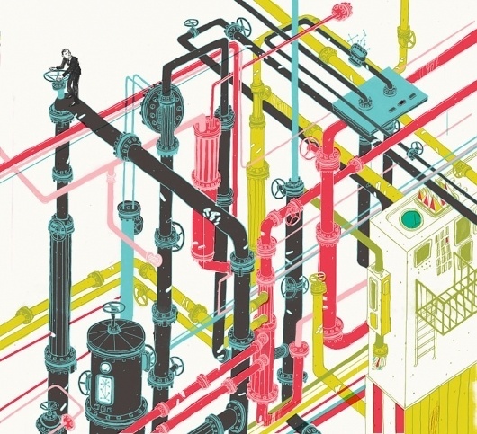 Josh Cochran: work #illustration #pipes