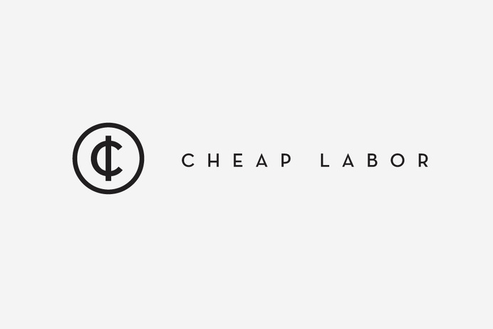 Logo designed by Sciencewerk for craft retail and trading site Cheap Labor #logo #identity #branding