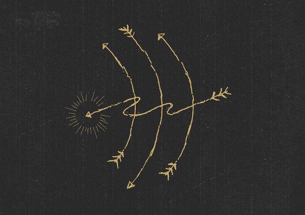 Magic Arrow #line #kyle #illustration #mr #magic #arrow #drawing #sketch #mac