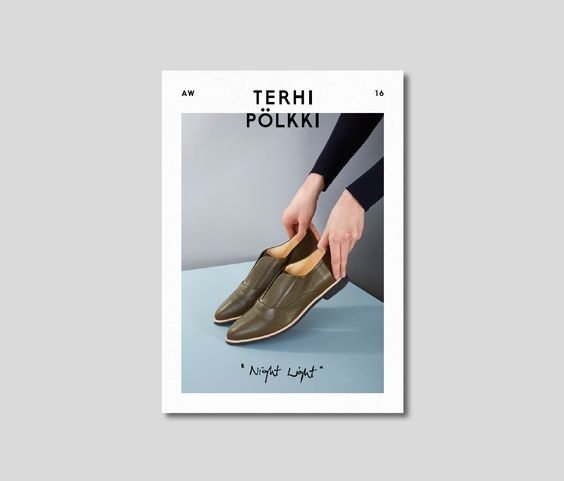 Terhi Pölkki A/W 2016 look book. Design Tony Eräpuro #lookbook #fashion #finland #shoes #layout #cover