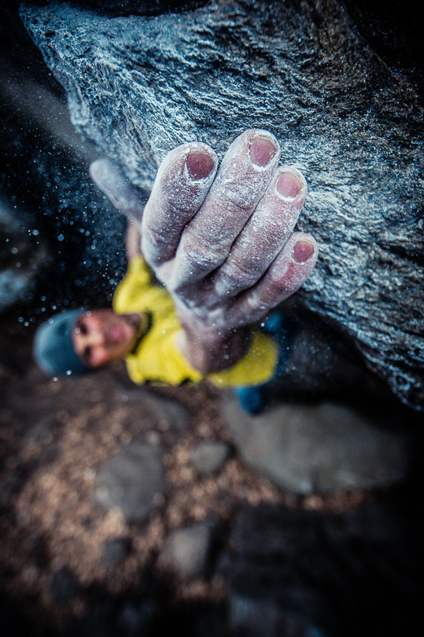 Portraits of a Climber Hanging By His Fingertips My Modern Metropolis #photo #rock #sport #hand #climbing