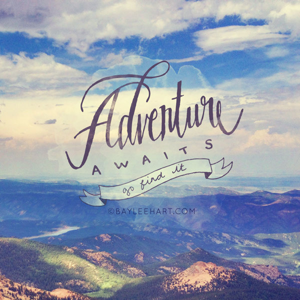 Lettering by Baylee Brown. #quote #typography