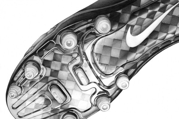 A_P_Nike_Tiempo_CR_2 #illustration #pencil