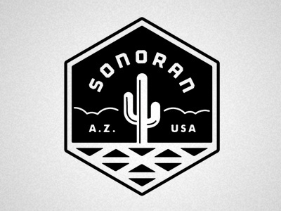 Dribbble - SONORAN by Matt Stevens #sonoran #usa #mexico #cactus